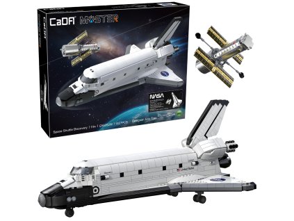 Stavebnice CaDA Master NASA model raketoplán Discovery Space Shuttle 1827 dílků