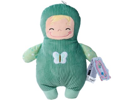 Squishbabies My Love Plyšák miminko v zeleném oblečku 28 cm