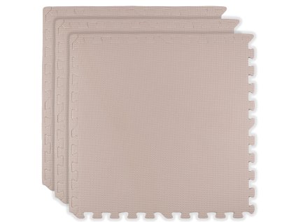 Pěnová podložka na podlahu Humbi 180x60 Velké pěnové puzzle voděodolné bezpečné 3 ks Světle růžová