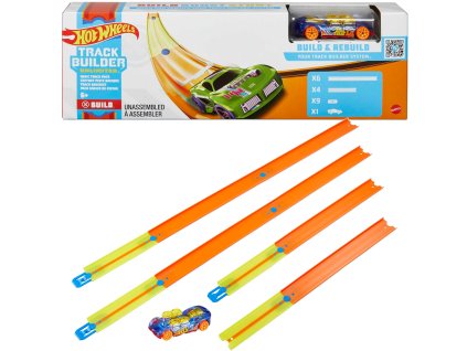 Hot Wheels Track Builder sada kolejí + vozidlo