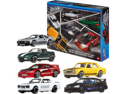 Hot Wheels Silver Series Sada 6 Kovových Vozidel