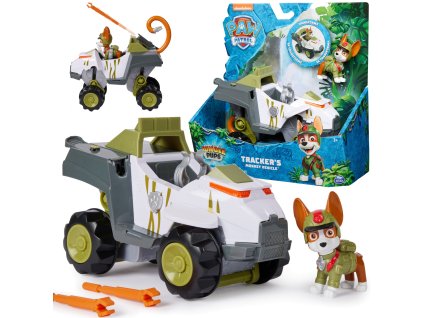 Psi Patrol Jungle Pups Sada pro sledování vozidel + figurka