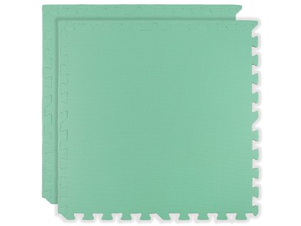 Pěnová podložka na podlahu Humbi 120x60 Velké pěnové puzzle voděodolné bezpečné 2 ks Mátová