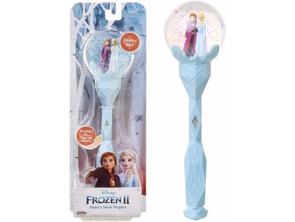 Ledové království II Frozen Hudebná sněžná hůlka žezlo koule se sněhem s melodií