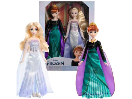 Disney Ledové království Sada Královna Elsa a Ledová princezna Anna Dvě Panenky Sestry Frozen