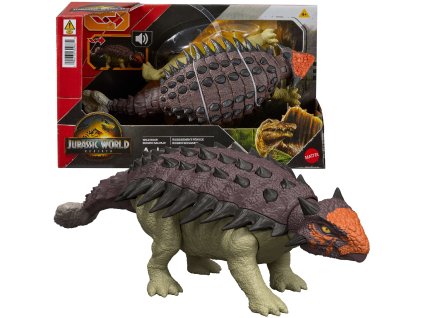 Jurassic World Znovuzrození Figurka Dinosaurus Ankylosaurus 24 cm Zvuk