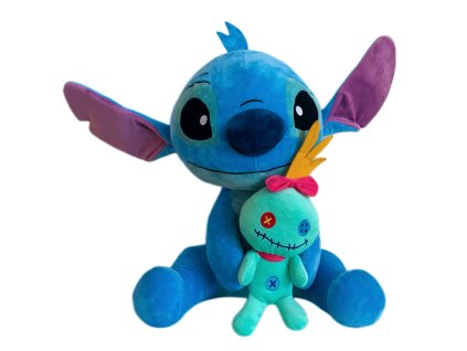 Disney Lilo&Stitch Stitch s hračkou Scrump plyšák 47 cm