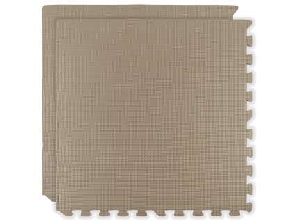 Pěnová podložka na podlahu Humbi 120x60 Velké pěnové puzzle voděodolné bezpečné 2 ks Světle béžová