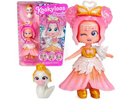 KookyLoos – sběratelská figurka Princess Swan Fantasy + doplňky