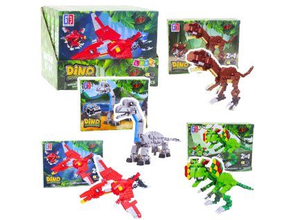 Stavebnice Sada Dinosaurus robot 2v1 145–161 ks Mix