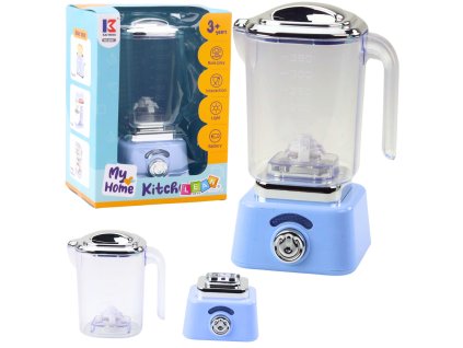 Dětská kuchyňka Mixér Světlo Otočný mechanismus Modrý