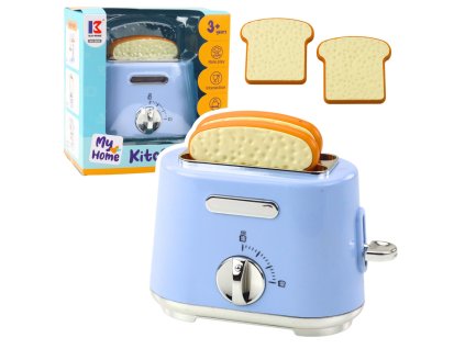 Dětský kuchyňský toustovač Vyskakuje Toast Modrý