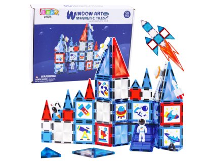 Magnetické vesmírné okna Stavebnice 58 ks