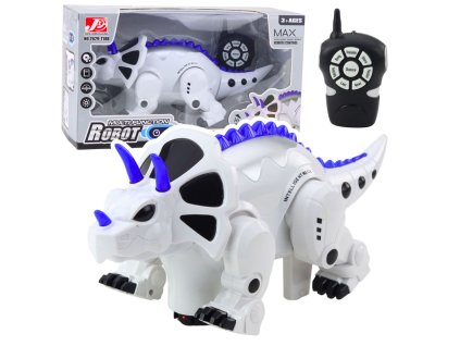 Chytrý RC robot dinosaurus Triceratops