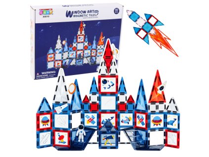 Magnetické vesmírné okna Stavebnice 90 ks