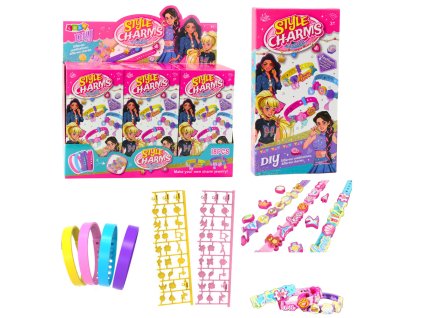 DIY Sada náramků Zvířecí přívěsky 4 nastavitelné náramky