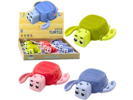 Navíjecí želva Plovoucí hračka do vany Mix barev