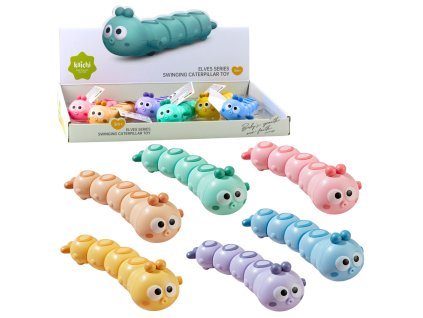 Odrážedlo Housenka Červotoč Navíjecí hračka Barvy