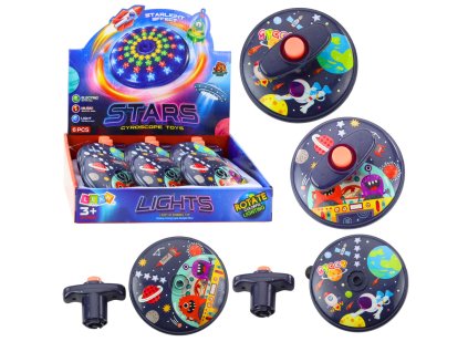 Barevný svítící disk Vesmírné UFO Káča