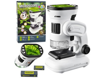 Dětský vzdělávací digitální mikroskop s obrazovkou