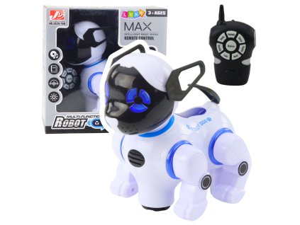 Interaktivní robotický pes RC Tančí Chodí Světla Zvuky