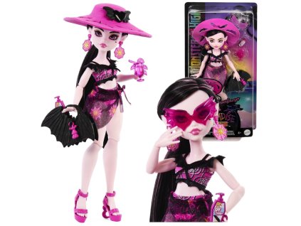 Monster High Ostrov Straši-Ráj Panenka Draculaura HRP66