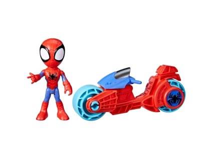 Hasbro Spidey a Suprové Kamarádi Sada Spidey s motocyklem F7459