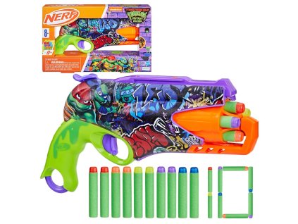 Nerf Teenage Mutant Ninja Turtles Pistole Turtles Mutant Mayhem F9972