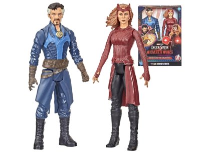 Marvel Avengers Titan Hero 2x Figurka Doctor Strange a Scarlet Witch F3354