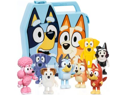 Bluey Kolekční Sada Krabička 8 figurek 76382