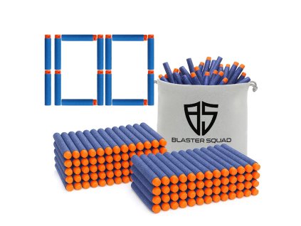 Šipky Blaster Squad pro Nerf Pro Darts 100 ks + Sáček SB939-1