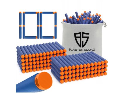 Šipky Blaster Squad pro Nerf Pro Darts 100 ks + Sáček SB939-1