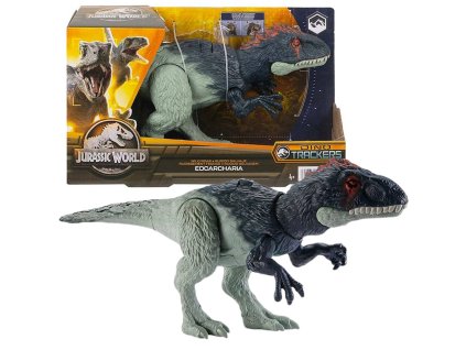 Mattel Jurský Svět Dino Trackers Dinosaurus Eocarcharia se zvukem HLP17