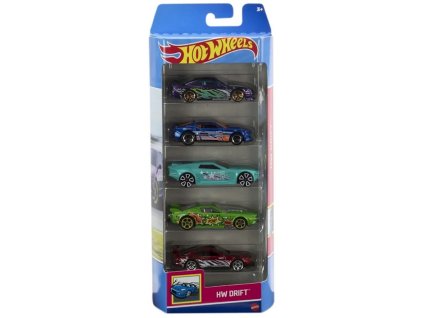 Hot Wheels Autíčka 5-Pack HW Drift HTV51