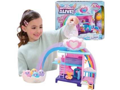 Spin Master Hatchimals Alive Školka pro Zvířátka 4 figurky líhnoucí se z vajíček 6067631