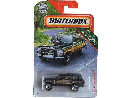 Matchbox kovové autíčko '89 Jeep Grand Wagoneer GCF13