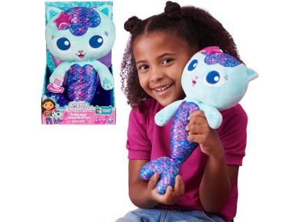 Gábinin Kouzelný Domek - Rybočka interaktivní plyšová hračka 35 cm - Světlo a zvuk