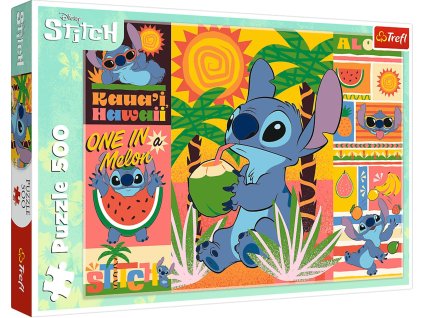 Puzzle Dovolená se Stitchem Hawaii Stitch Trefl 8+