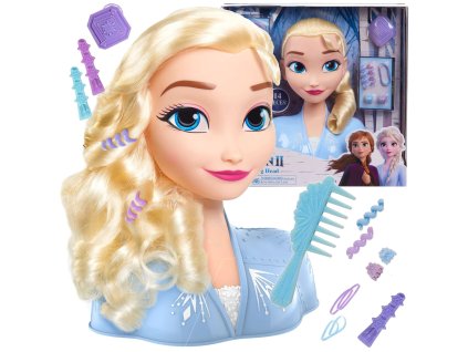 Ledové království 2 Elsa hřebenová a stylingová hlava + accc.