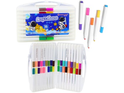 Sada Akrylových Popisovačů v Organizéru 36ks