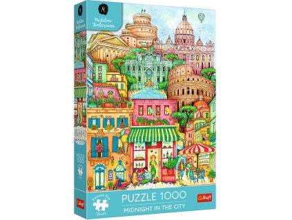 Trefl Puzzle 1000 dílků O půlnoci v Římě