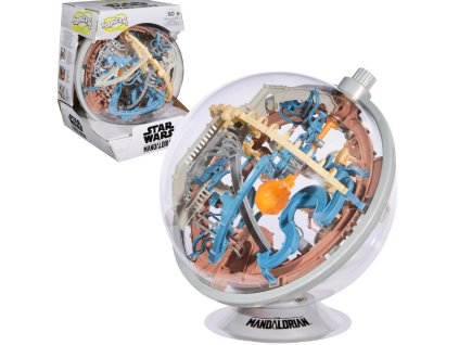 Koule Perplexus Mandalorian Star Wars 3D kuličkový labyrint dovednostní hra Star Wars