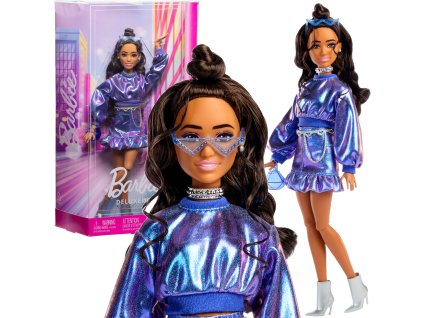 Barbie Sběratelská panenka Deluxe Style v modrém outfitu č. 7