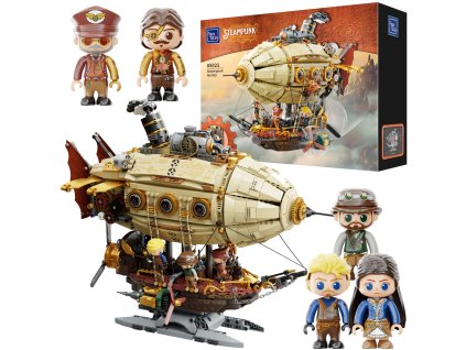 Stavebnice Pantasy Vzducholoď Steampunk Airship