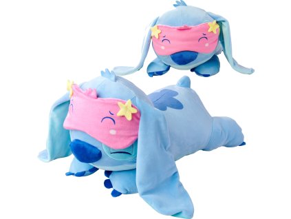 Lilo&Stitch Plyšák Stitch Měkká mazlivá hračka s maskou na oči a závažím Snuglets 40 cm