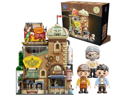 Stavebnice Pantasy Budova pivovaru Craft Beer Brewery