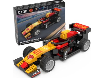 Stavebnice CaDA Závodní auto Formule Klockon 123 dílků