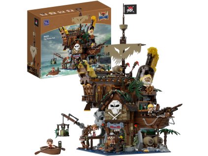 Stavebnice Pantasy Pirát Pirátský pub s rumem The Pirates Pub