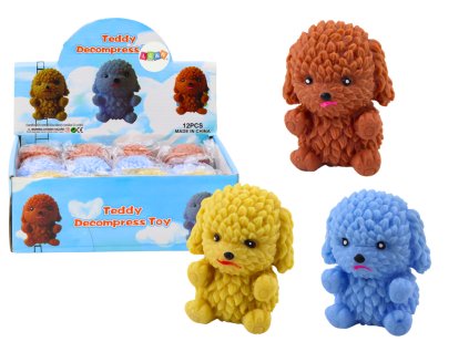 Pes Squishy Natahovací guma proti stresu