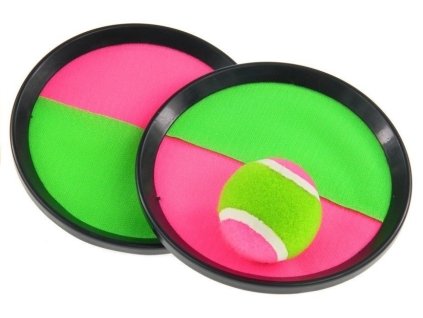 Házení a chytání míčků na suchý zip